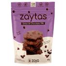 Lascas de Brownie Crocante Sabor Gotas de Chocolate 70% Zero Lactose Zaya 80g