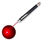 Laser Pointer Profissional Vermelho Metalizado Resistente Alcance 100m Sinalização Noturna Top