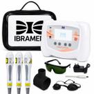 Laserpulse Ibramed Portátil Fotobiomodulação 3 Probes 660nm, 808nm, 904nm e Bolsa Transparente Laserpulse Ibramed Portátil Fotobiomodulação 3 Probes 660nm, 808nm, 904nm e Bolsa Transparente