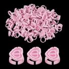 Lash Glue Rings Beauty Junko Smart Glue Cup 200 unidades rosa Lash Glue Rings Beauty Junko Smart Glue Cup 200 unidades rosa