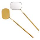 Lash Mirror Pretty memory Large Square Aço Inoxidável Dourado