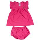 Lasie pink vestido feminino bebê elegante natal ano novo com forro e tapa fralda