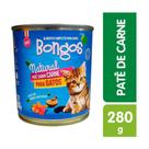 Lata Bongos Patê de Carne para Gatos 280g - Pet Bom
