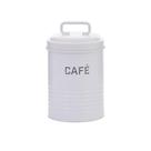 Lata Café Branca 12x19x12Cm Metal