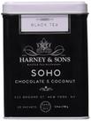Lata de 20 sachês de chá Harney & Sons SoHo Chocolate Coconut