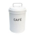 Lata de Café 500g Metal Com Alça - Branco - NH Lata de Café 500g Metal Com Alça - Branco - NH