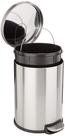 Lata de lixo Amazon Basics cilíndrica redonda de 20L/5,3 galões