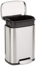Lata de lixo Amazon Basics Mini Retangular de Aço Inoxidável de 5L/1,32 Gal
