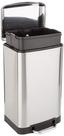 Lata de lixo Amazon Basics resistente a manchas de 20L/5,3 galões de níquel