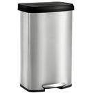 Lata de lixo DUMOS 80L em aço inoxidável com tampa e pedal Lata de lixo DUMOS 80L em aço inoxidável com tampa e pedal