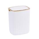 Lata de lixo ELPHECO com sensor de movimento impermeável 13,25 L com tampa dourada