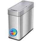 Lata de lixo iTouchless 15L/4 galões com tampa e desodorizante Stainles