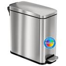 Lata de lixo iTouchless SoftStep 11,4 L com tampa de aço inoxidável