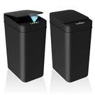 Lata de lixo jinligogo, pacote com 2 litros, 10 litros com tampa, sensor de movimento sem toque