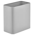 Lata de lixo mDesign 9L Metal para banheiro, quarto e garagem