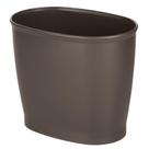 Lata de lixo MDesign Hyde Collection 8,5 L/2,25 galões marrom escuro Lata de lixo MDesign Hyde Collection 8,5 L/2,25 galões marrom escuro