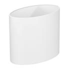 Lata de lixo mDesign Mirri Collection em aço inoxidável 7,9L/2,09 galões