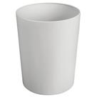 Lata de lixo mDesign Round Metal 6.4L Recicle Cinza Claro Inoxidável Lata de lixo mDesign Round Metal 6.4L Recicle Cinza Claro Inoxidável