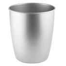 Lata de lixo mDesign Small Steel 5.9L para banheiro - Chrome
