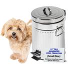Lata de lixo para animais de estimação Fit For Life 5L/1,3 galões de aço galvanizado