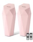 Lata de lixo para carro HOTOR, pacote com 2 tampa+30 sacos de lixo rosa Lata de lixo para carro HOTOR, pacote com 2 tampa+30 sacos de lixo rosa