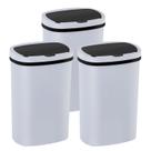 Lata de lixo PaylessHere 49L automática com sensor de movimento 3 branca