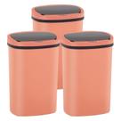 Lata de lixo PaylessHere 49L automática com sensor de movimento 3 rosa