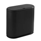 Lata de lixo PENGKE Slim Plastic 10L/2,7 galões com tampa superior de prensa