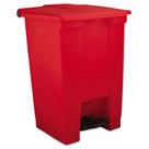 Lata de lixo Rubbermaid Commercial Legacy 45L Red Step-On