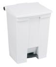 Lata de lixo Rubbermaid Commercial Legacy 68L Step-On Branca Lata de lixo Rubbermaid Commercial Legacy 68L Step-On Branca