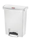Lata de lixo Rubbermaid Commercial Streamline 30L branca Lata de lixo Rubbermaid Commercial Streamline 30L branca