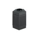 Lata de lixo Safco Cameleon Outdoor-Indoor Open Top 170L preta Lata de lixo Safco Cameleon Outdoor-Indoor Open Top 170L preta