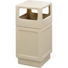 Lata de lixo Safco Cammeleon 144L, bronzeador durável resistente às intempéries Lata de lixo Safco Cammeleon 144L, bronzeador durável resistente às intempéries