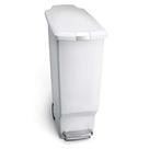 Lata de Lixo Simplehuman 40L Slim - Pedal com Fechamento Suave
