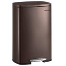 Lata de Lixo SONGMICS 50L em Aço Inoxidável com Fechamento Suave - Marrom Lata de Lixo SONGMICS 50L em Aço Inoxidável com Fechamento Suave - Marrom