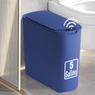 Lata de lixo TIPGO Sensor de movimento de 5 galões com tampa azul