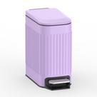 Lata de lixo Trashaid Slim 6L/1,6 galões de aço inoxidável roxa