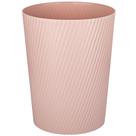 Lata de lixo UUJOLY Cesto de lixo pequeno de 1,8 L para banheiro rosa Lata de lixo UUJOLY Cesto de lixo pequeno de 1,8 L para banheiro rosa
