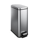 Lata de lixo Veelesa Slim 6L/1,6 galões de aço inoxidável com tampa