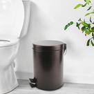 Lata de lixo Zahari Home em aço inoxidável 5L/1,3 galão com tampa