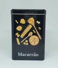 Lata de Mantimento Macarrao 15 cm Preta - Nipo Center