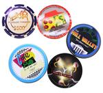 Lata de metal Coaster Set Back to The Future Café 80's de 4 peças
