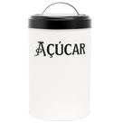Lata De Metal Com Alça Para Mantimentos 18x10 cm Café e Açucar