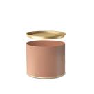 Lata de papel Cartão e Metal Rose Gold para Bombons Lembrancinhas Surpresas 7x10 cm 1 Un