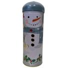 Lata Decorativa Natalina Papai Noel ou Boneco de Neve 25cm Metal NTW60004