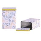 Lata Estampa Pasta 18X12,6Cm - Globimport