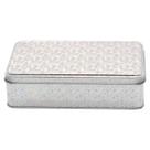 Lata Porta Joias Lata Organizadora de Metal Prata - Dolce Home