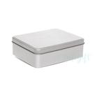 Lata Retangular para Lembrancinha Prata - 11,5 x 19cm - Artegift - Rizzo
