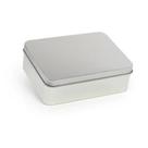 Lata Retangular - Prata - Com Tampa - 12x09x3,5cm - 06 UN - Artlille