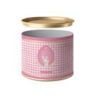 Lata Rigida para Doces e Bombons - Contos de Páscoa - Rosa - 10x7cm - 1 unidade - Cromus - Rizzo